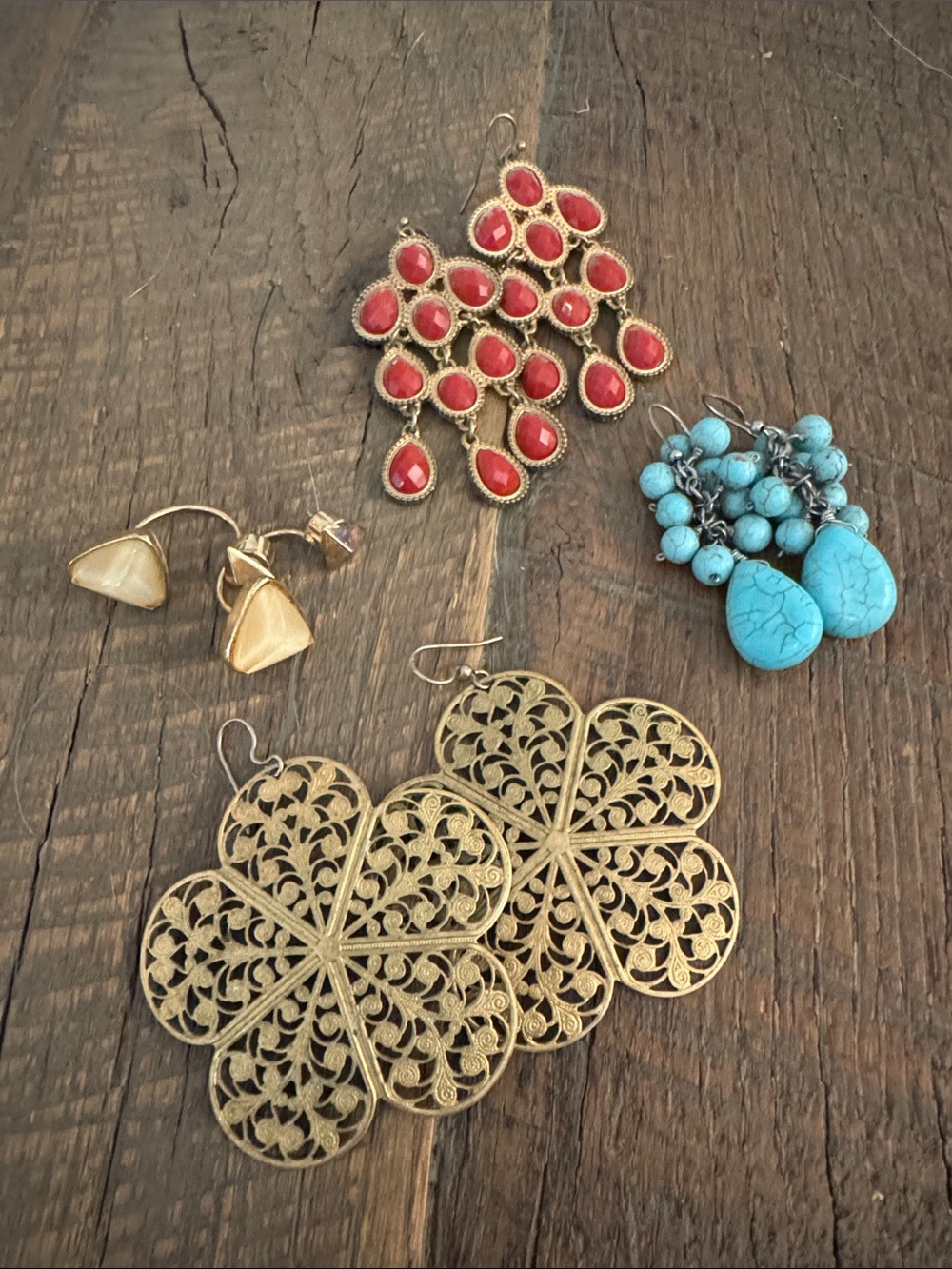 Lot of Four earrings